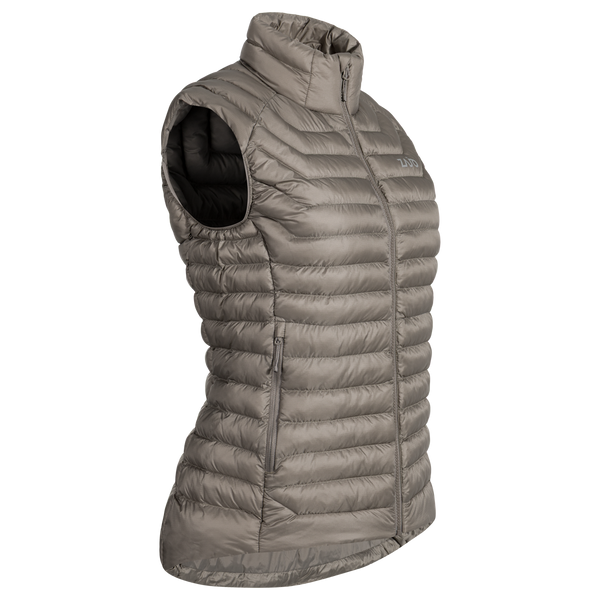 Nubaro vestă izolată pentru femei, culoare Taupe Beige