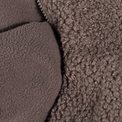 Palpo geacă din fleece Pile pentru femei, culoare Cocoa Brown