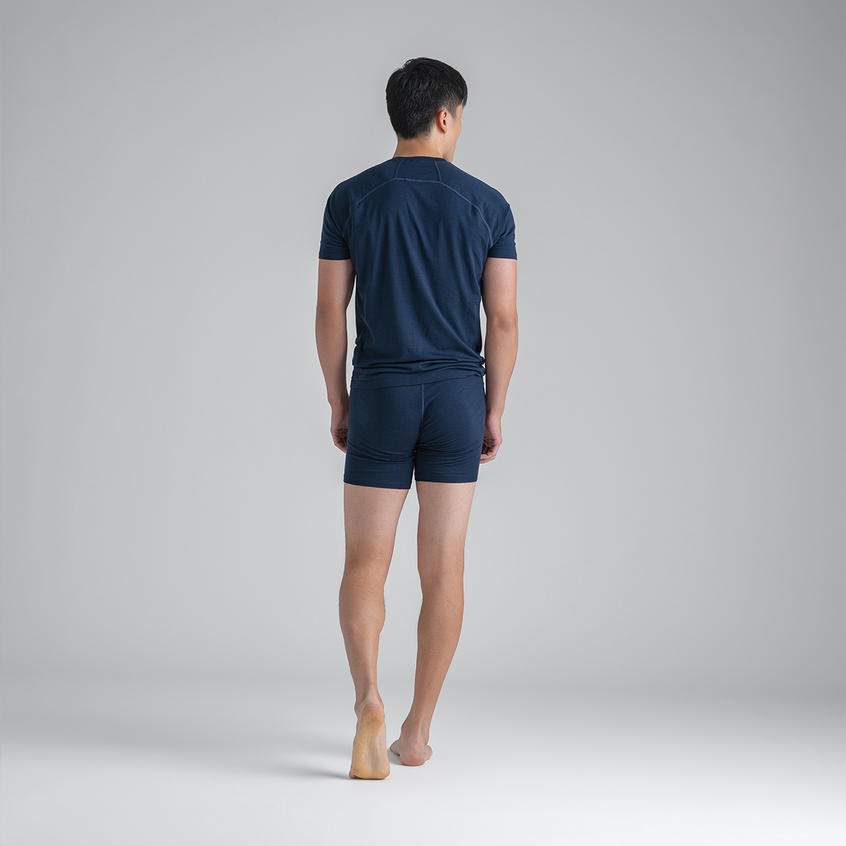 Senti Men's Merino T-shirt — Dark Navy