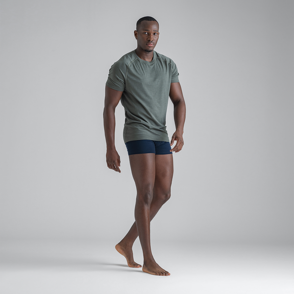 Senti Men's Merino T-shirt — Thyme Green