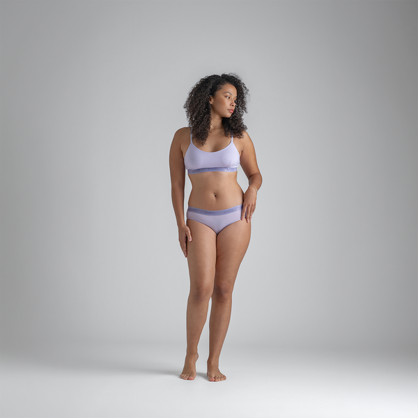 Senti Women's Merino Bra — Lila Haze