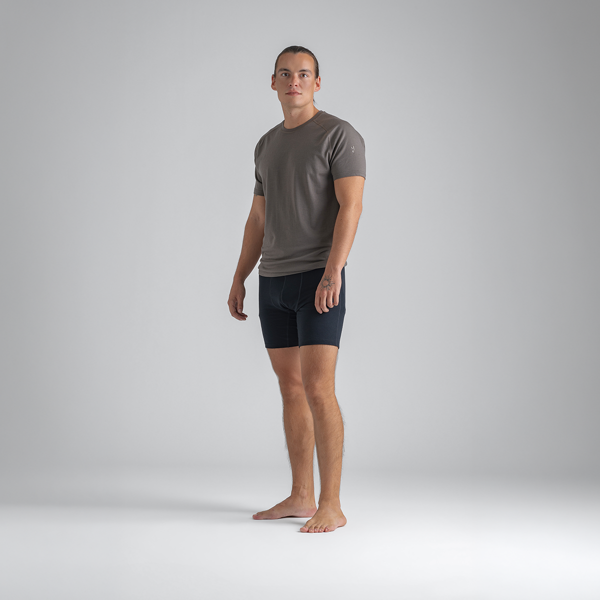 Senti Men's Merino T-shirt — Falcon Grey