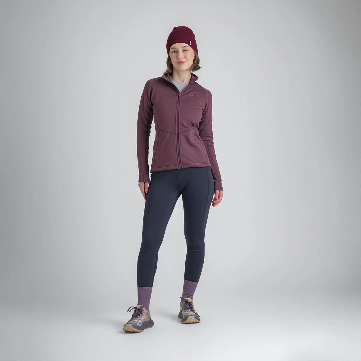 Signo Merino Beanie — Grey Navy