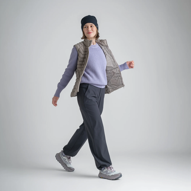 Triki Women's Merino Knit Sweater Lavender