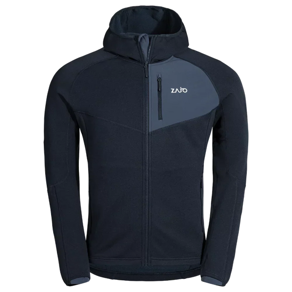 Amiko Men's Fleece Hooded Jacket — Dark Navy