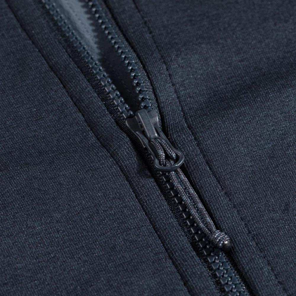Amiko Men's Fleece Hooded Jacket — Dark Navy