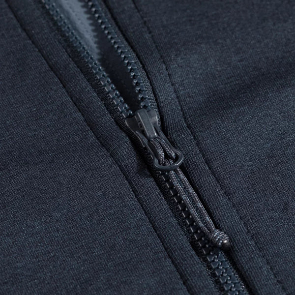 Amiko Men's Fleece Hooded Jacket — Dark Navy