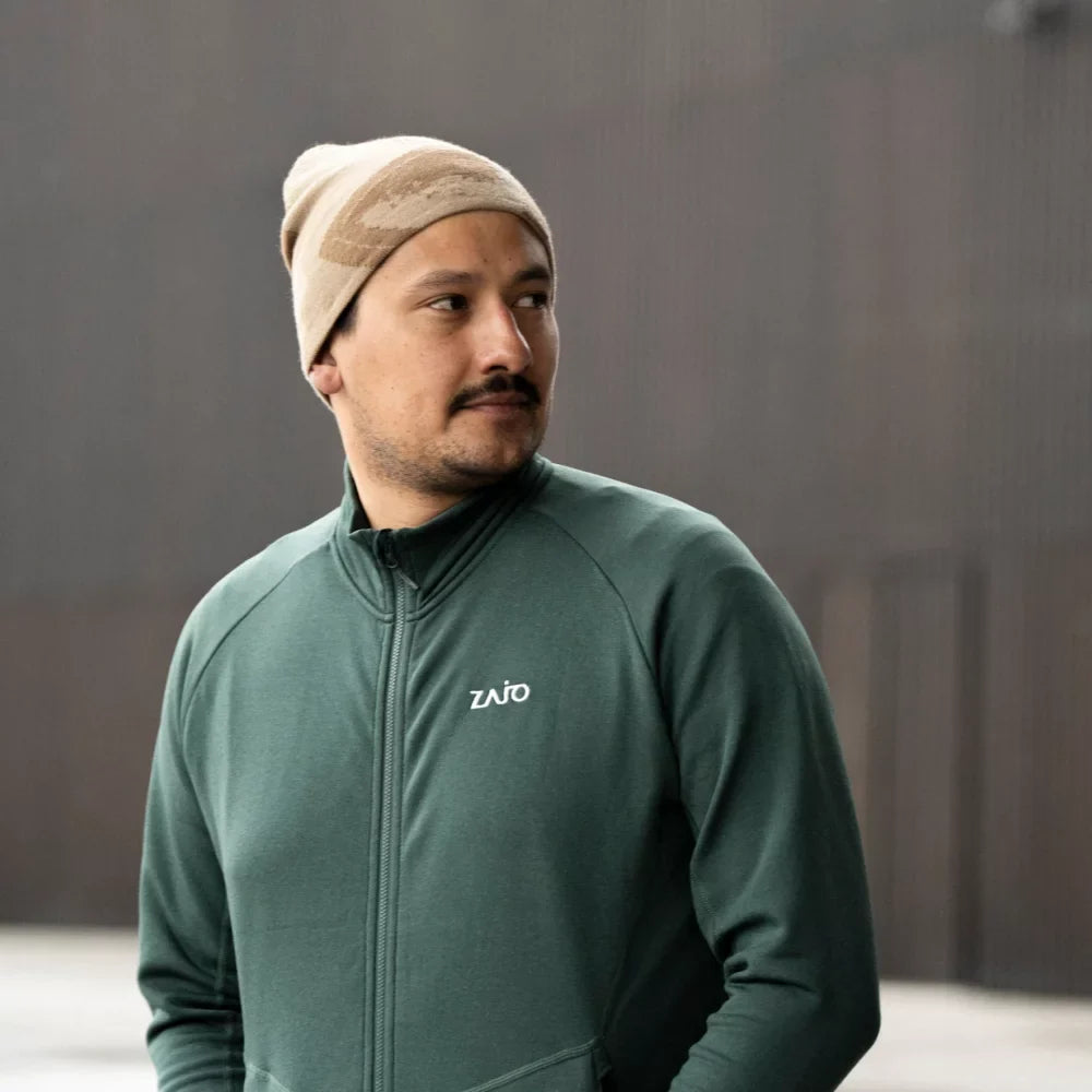 Amiko Men's Fleece Jacket — Dark Navy