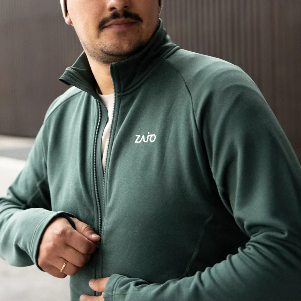 Amiko Men's Fleece Jacket — Dark Navy