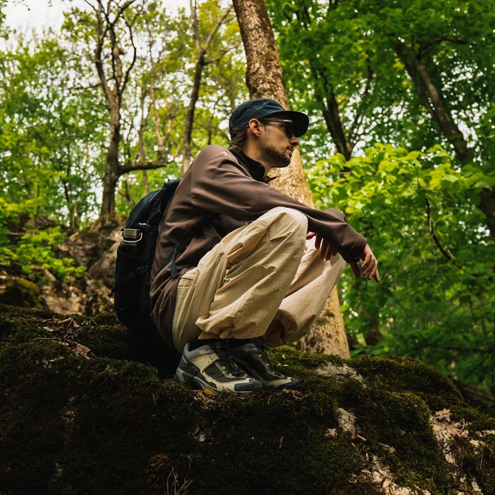 Amiko Men's Fleece Jacket — Golden Brown