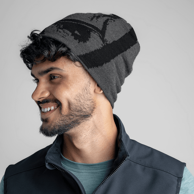 Emblemo Merino Beanie — Beige
