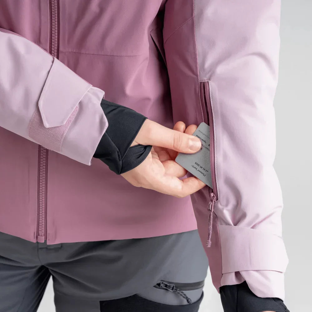 Glacio Women's Insulated Ski Jacket — Light Rose