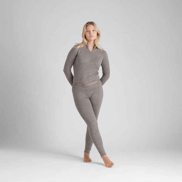 Hejma pantaloni din lână merinos cu talie înaltă pentru femei