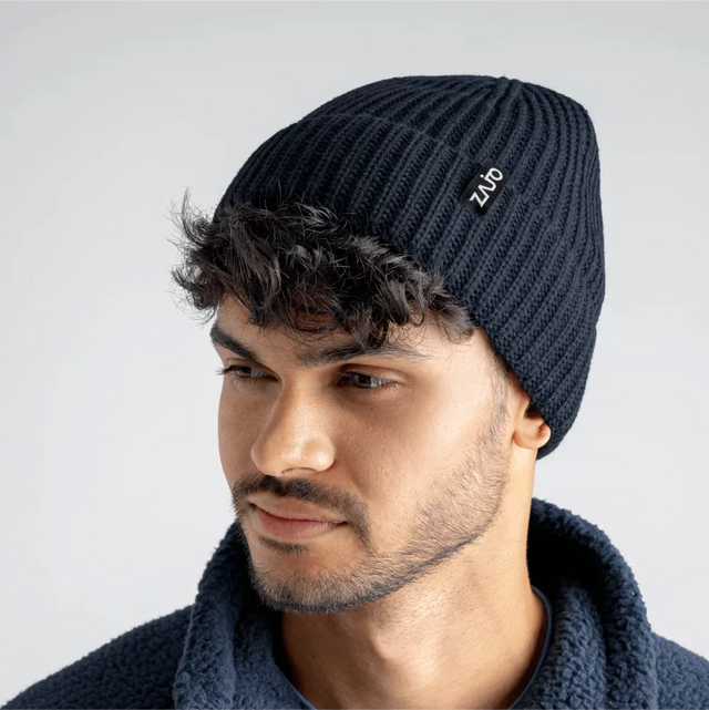 Hela Beanie — Dark Navy