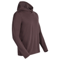 Kora Men's Merino Hoodie — Decadent Red