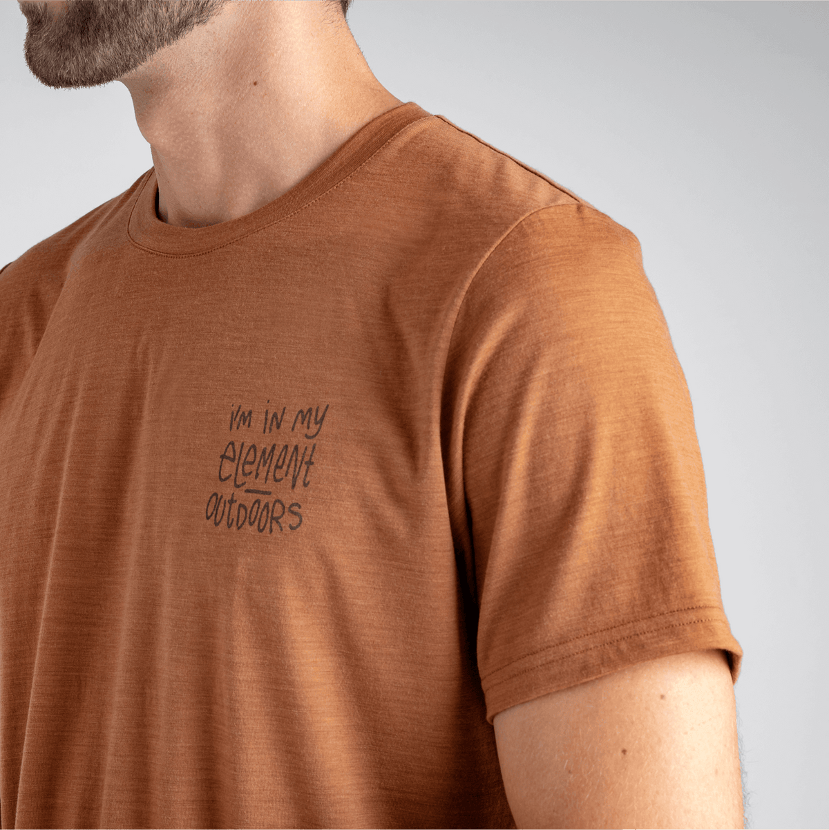 Kora tricou din lână merinos pentru bărbați
