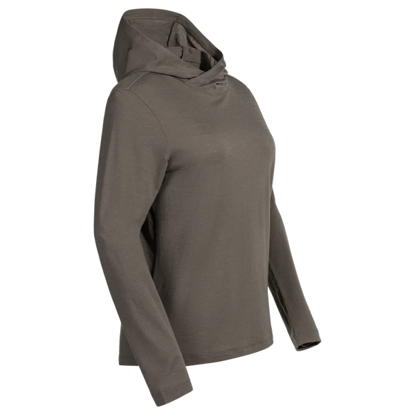 Kora Women's Merino Hoodie — Falcon Grey
