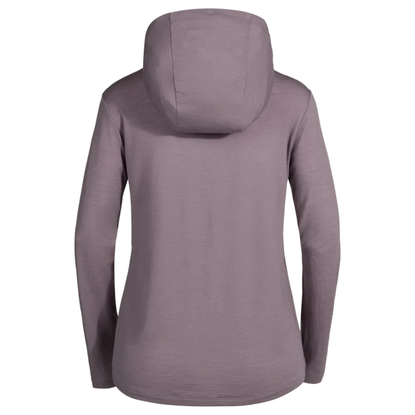 Kora Women's Merino Hoodie — Iced Mauve