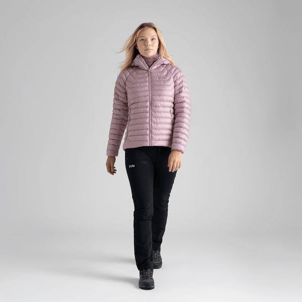 Nubaro Women's Insulated Hooded Jacket — Beige