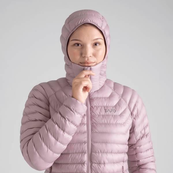 Nubaro Women's Insulated Hooded Jacket — Beige