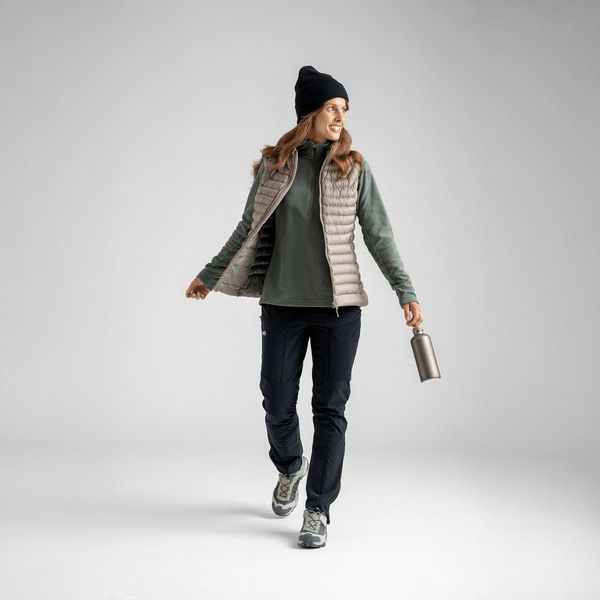 Nubaro Women's Insulated Vest — Beige