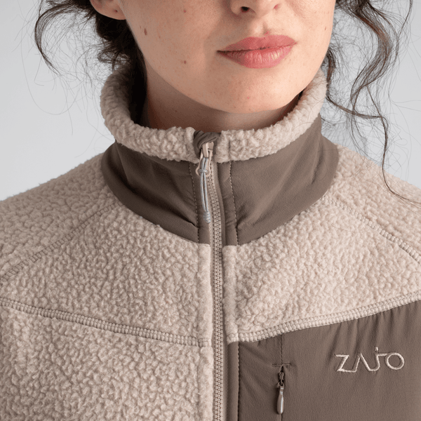 Palpo geacă din fleece Pile pentru femei