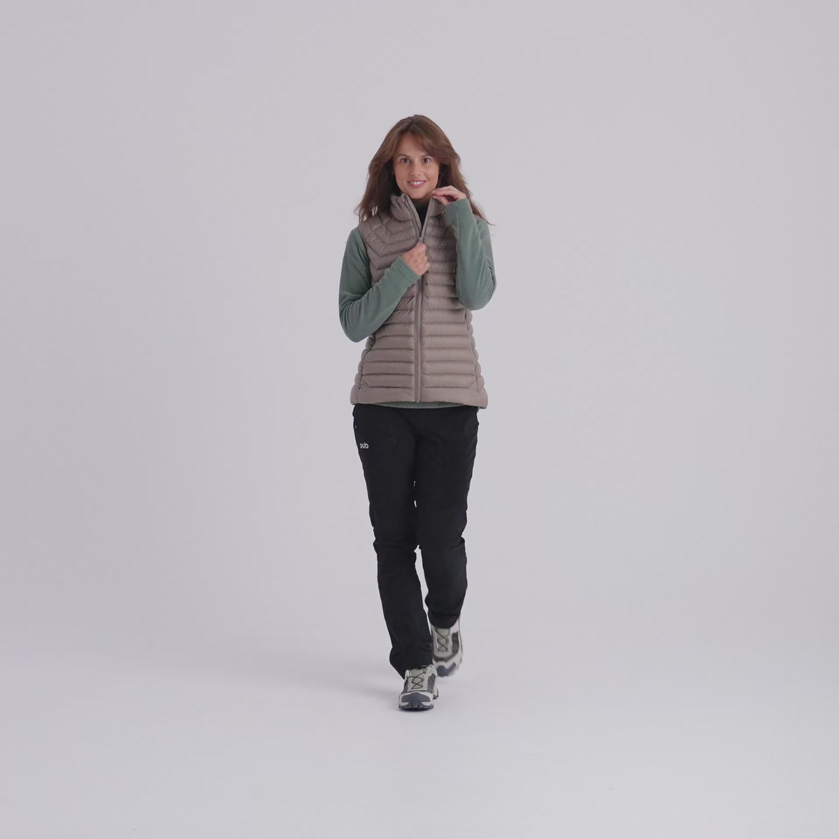 Nubaro Women's Insulated Vest — Black