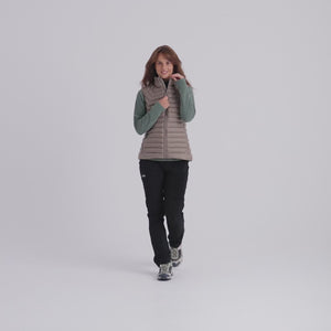 Nubaro Women's Insulated Vest — Black