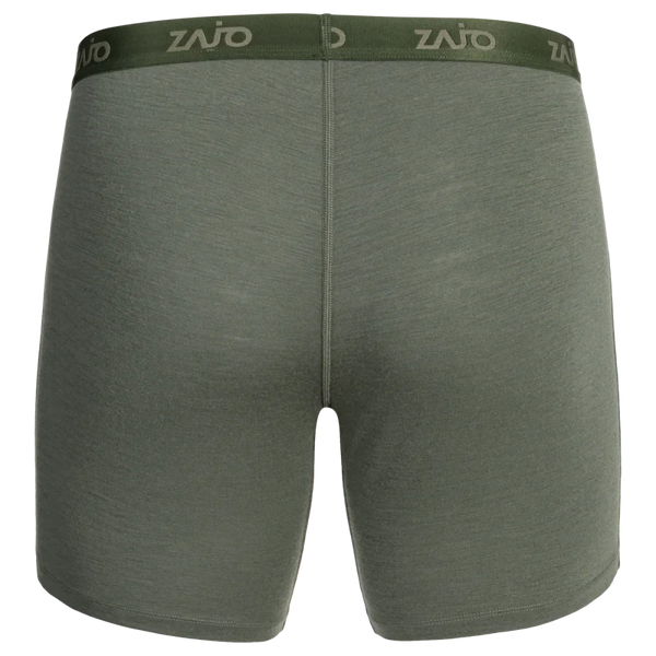 Senti Men's Merino Boxer Briefs Long — Thyme Green