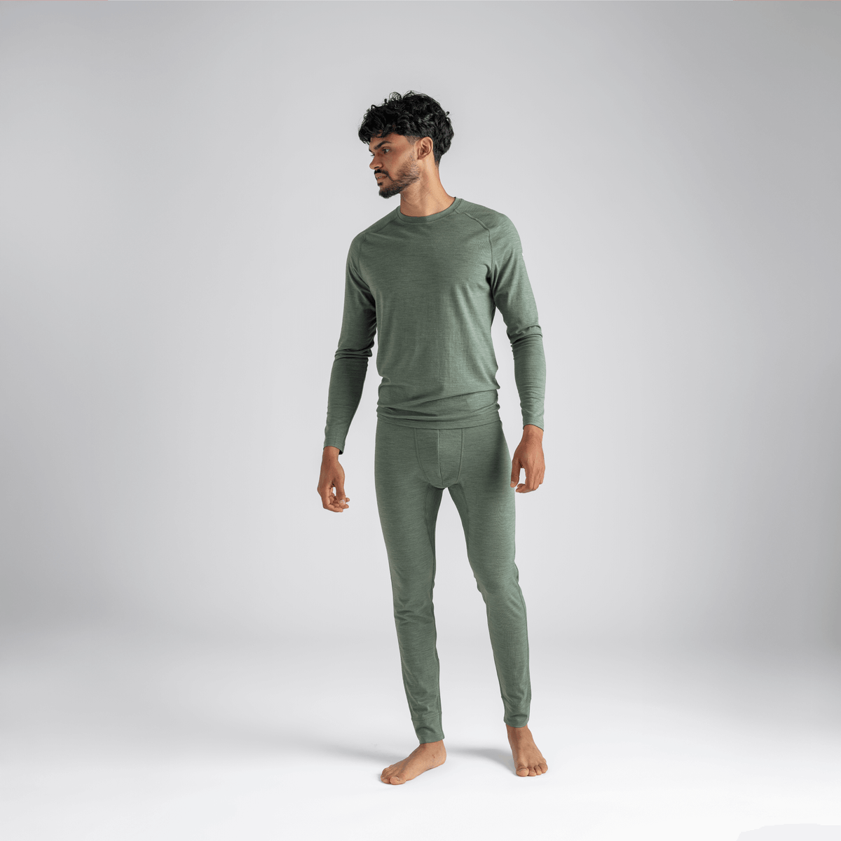 Senti pantaloni lungi din lână merinos pentru bărbați