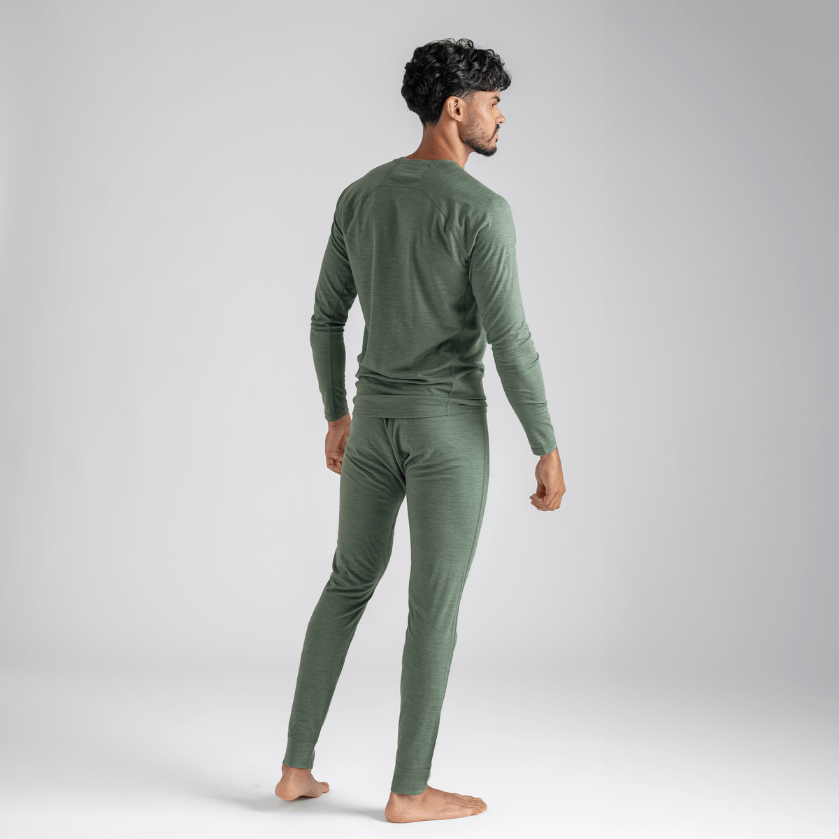 Senti pantaloni lungi din lână merinos pentru bărbați