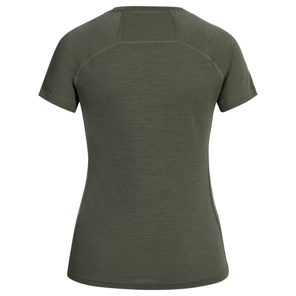 Senti Women's Merino T-shirt — Thyme Green