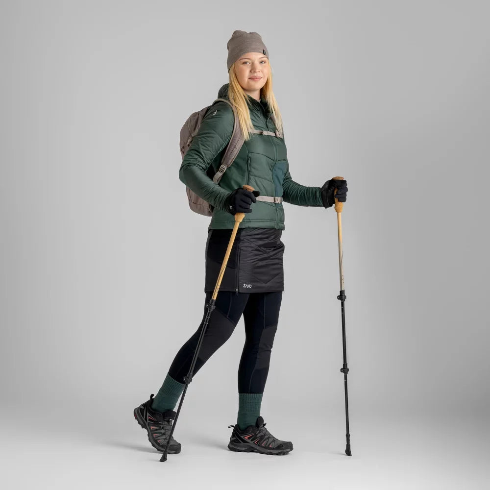 Spiro Women's Insulated Hybrid Skirt — Black